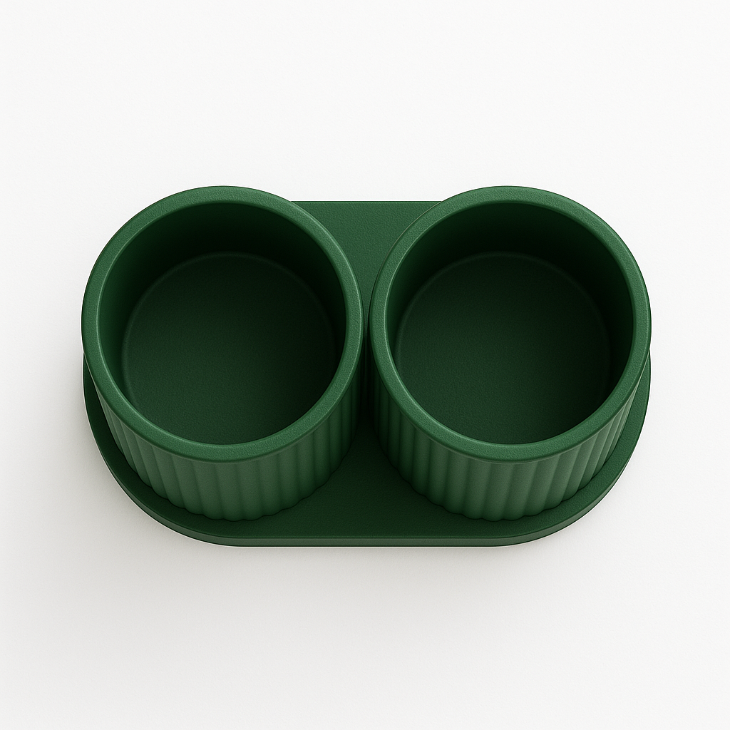 Minimalistischer Doppel-Zahnbürstenhalter – Stilvolles Badaccessoire mit getrennten Fächern, Stabiler Stand