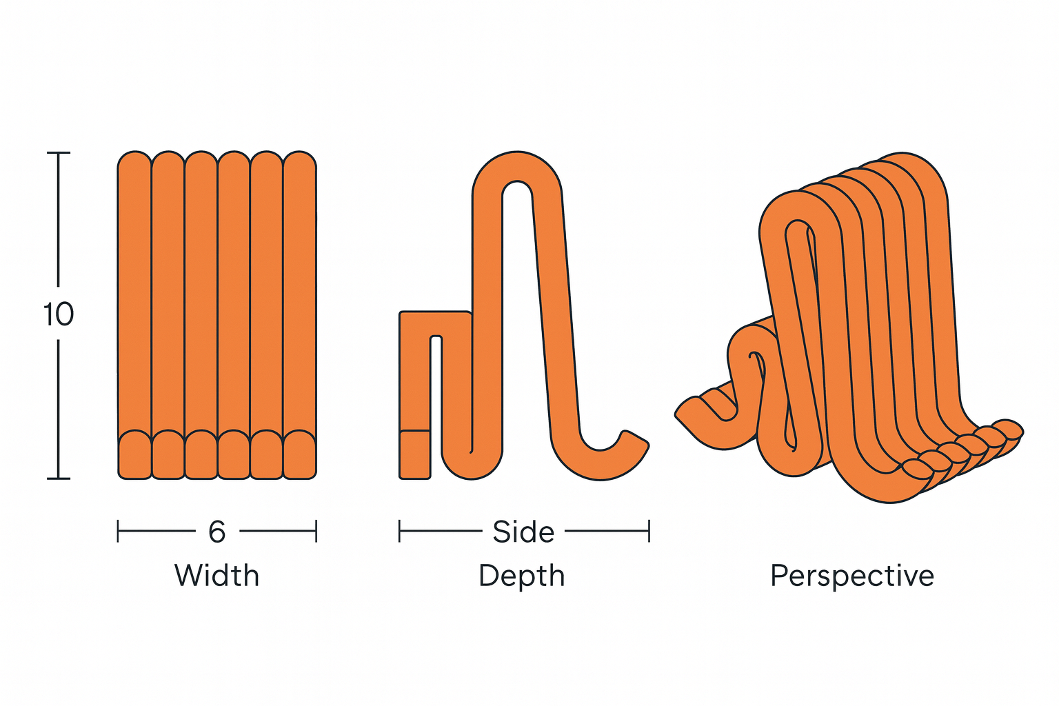 Designer Smartphone-Halter – Wellenform, Stabiler Stand, Ideal für Arbeit & Freizeit