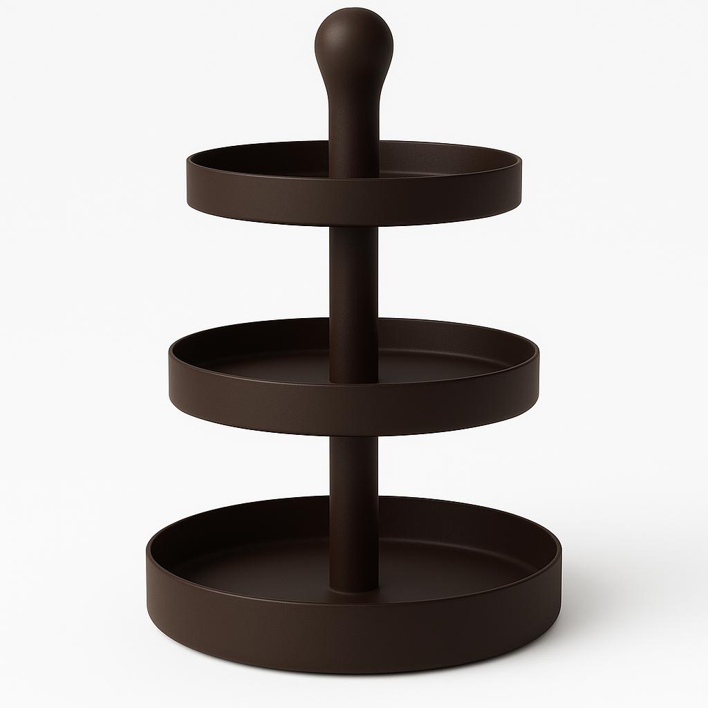 3-stöckige Etagere – Moderner Servier- und Deko-Organizer für Haushalt & Wohnbereich